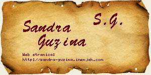 Sandra Guzina vizit kartica